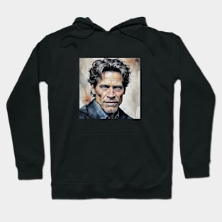 Portrait of Willem Dafoe Hoodie